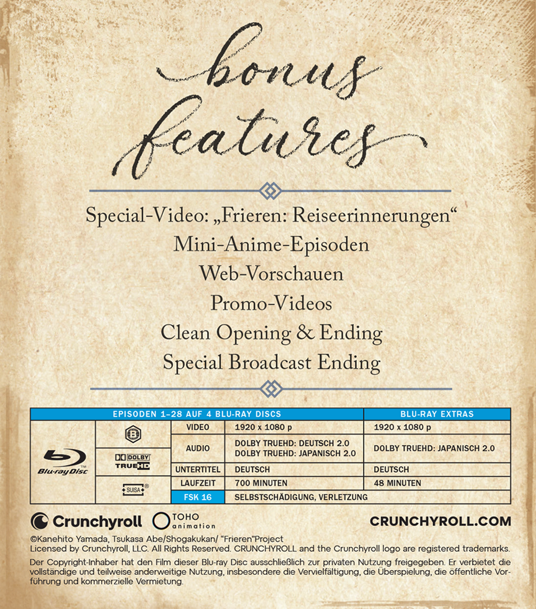 Frieren: Beyond Journey's End - Nach dem Ende der Reise - Blu-ray Gesamtausgabe - Collector's Edition image number 4